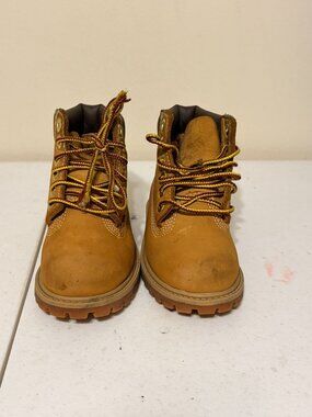 Timberland Premium 6-Inch Waterproof‎ Boots Wheat Nubuck Toddler Size 9C